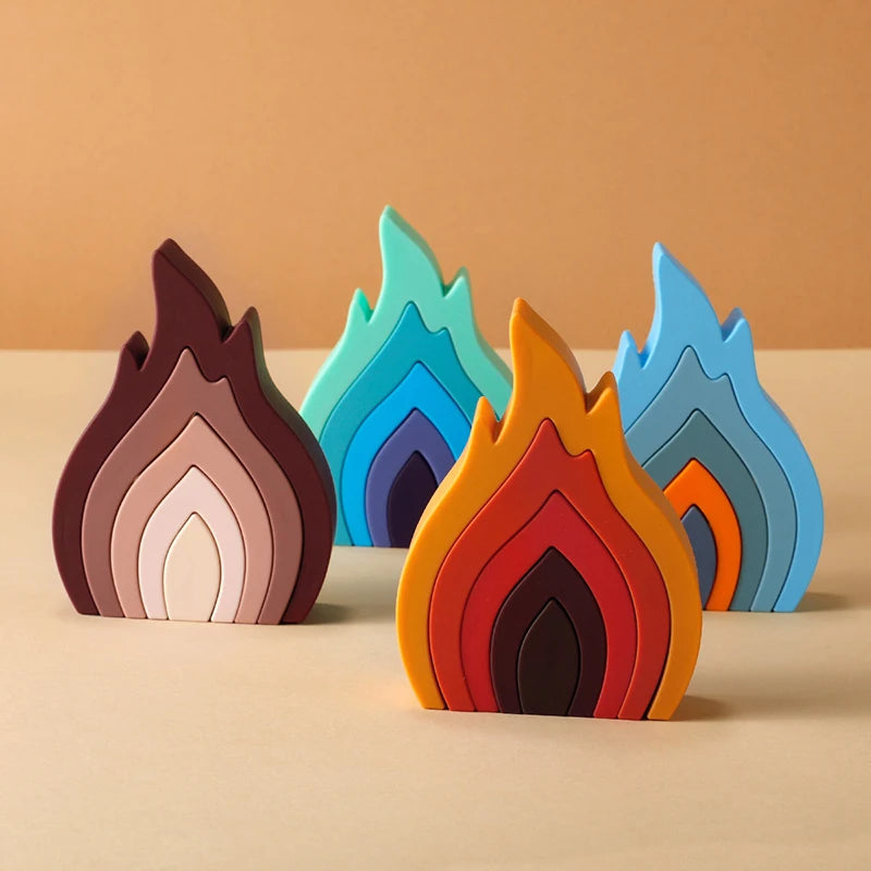 Soft Silicone Stacking Blocks