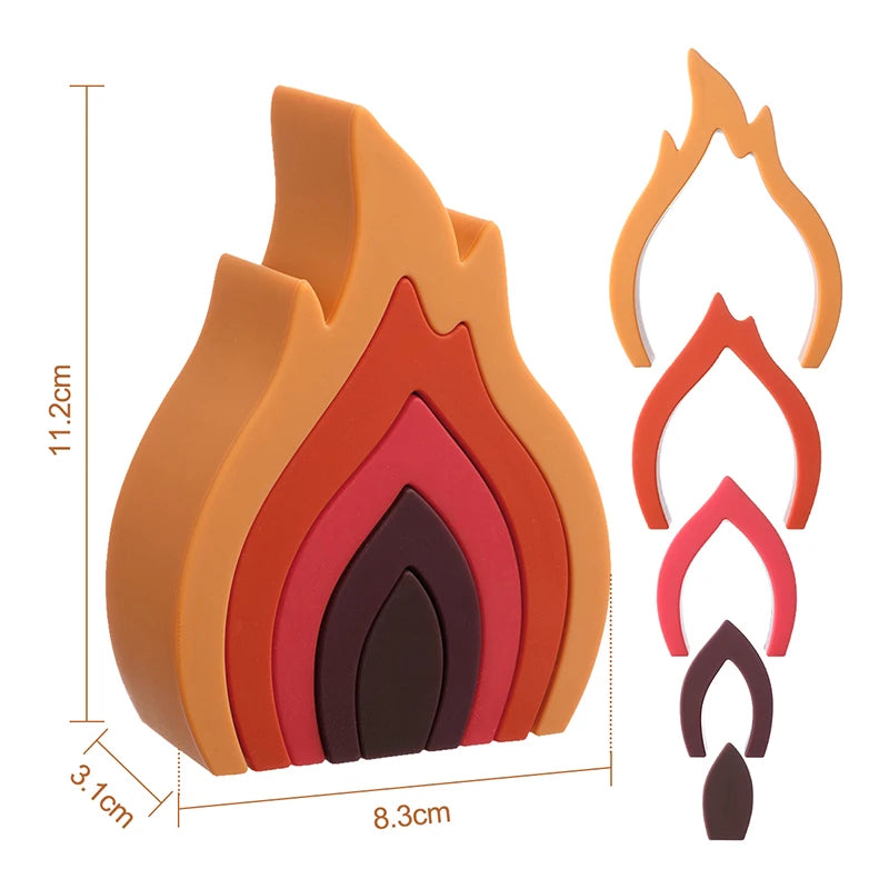 Soft Silicone Stacking Blocks